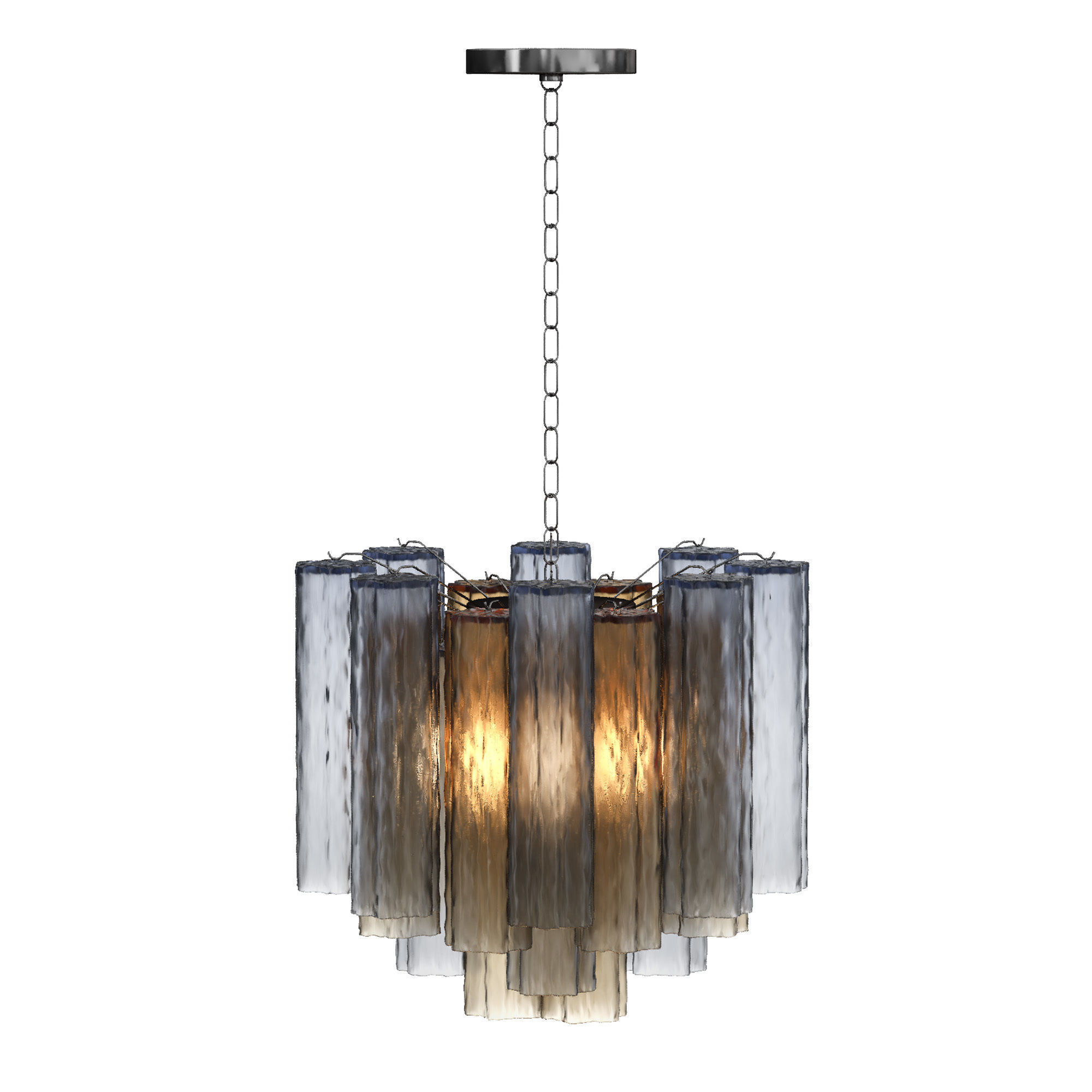 Charming Murano Chandeliers 3D model_1