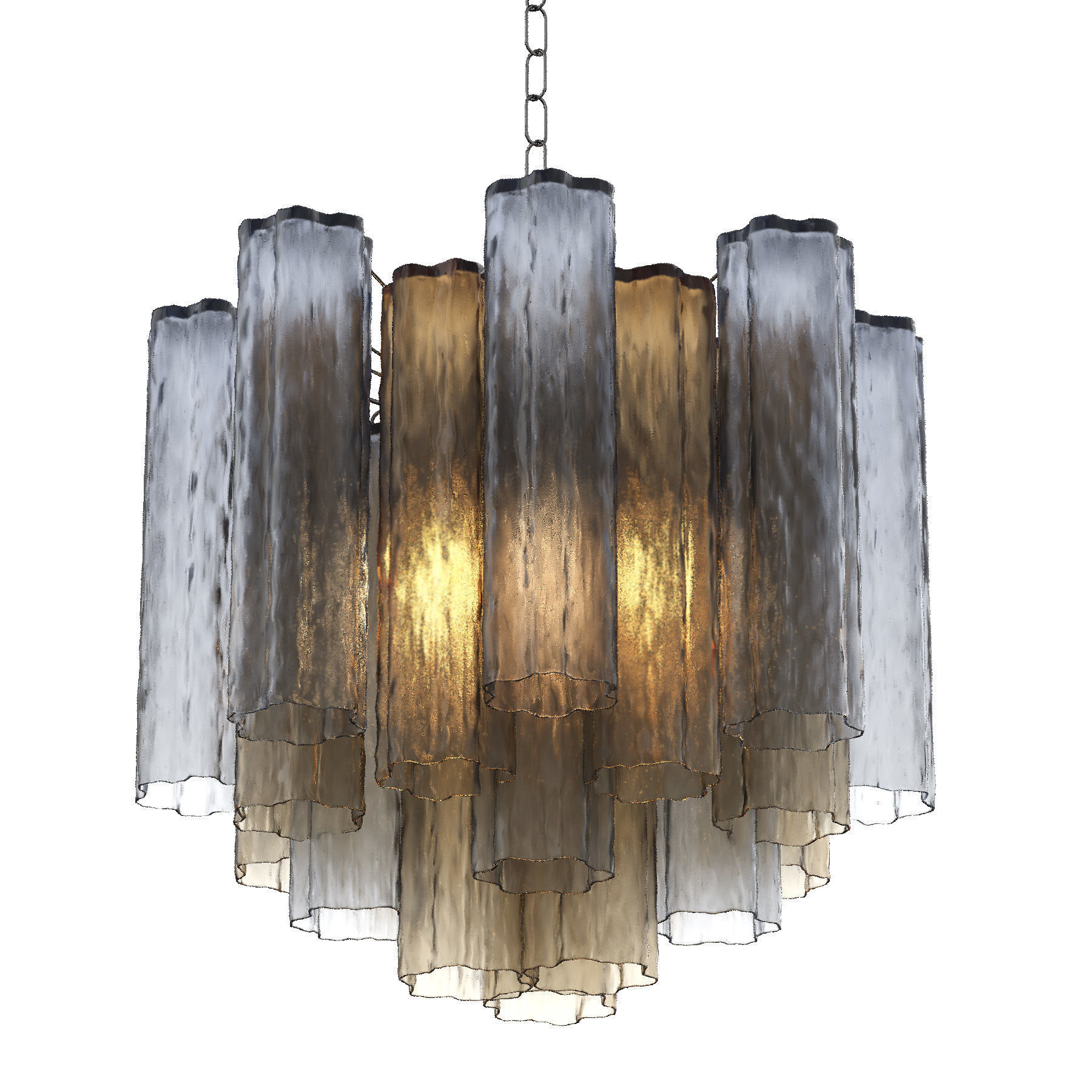 Charming Murano Chandeliers 3D model_3