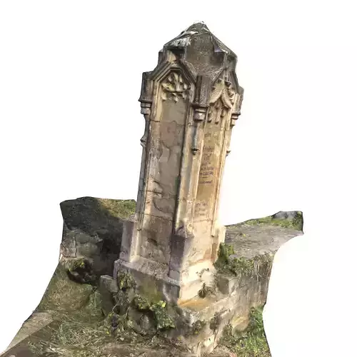 Monumental Gothic Tombstone