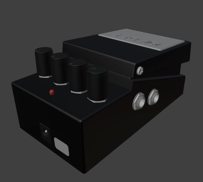 BOSS DD-8 guitar Processor 3D model_10