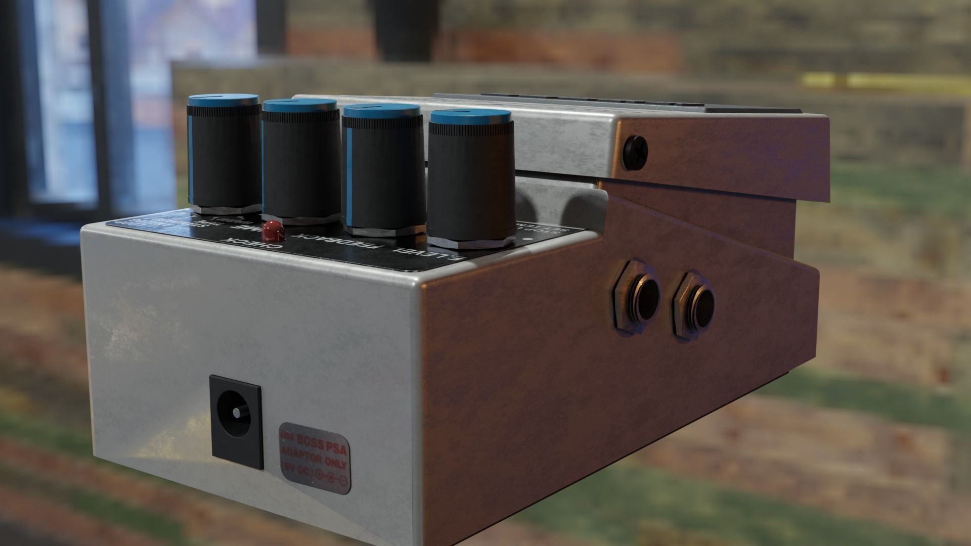 BOSS DD-8 guitar Processor 3D model_11