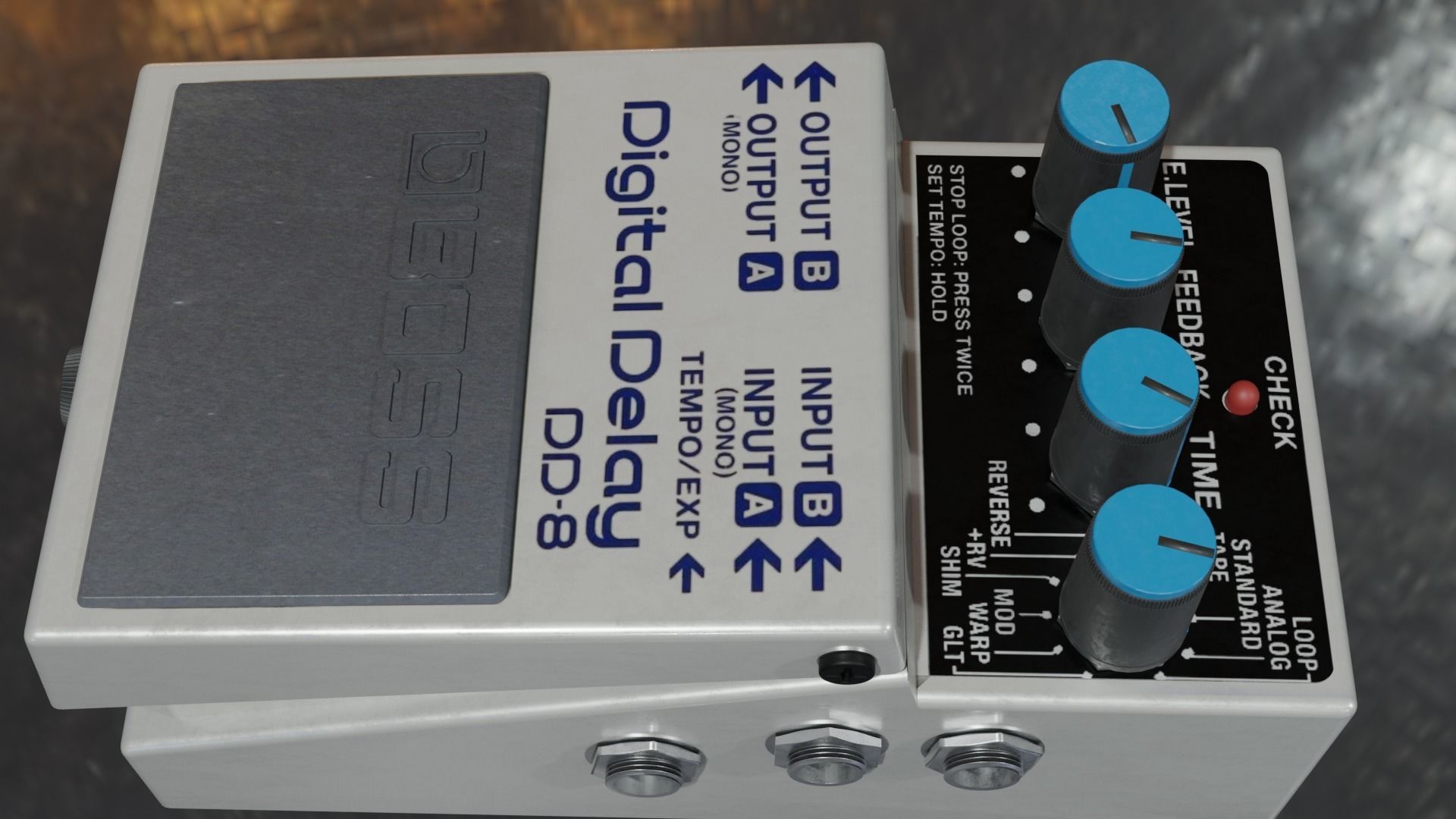 BOSS DD-8 guitar Processor 3D model_4