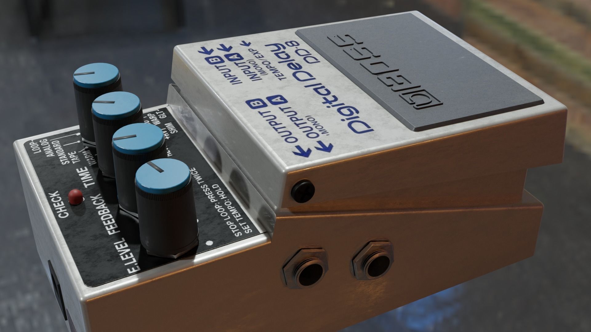 BOSS DD-8 guitar Processor 3D model_1