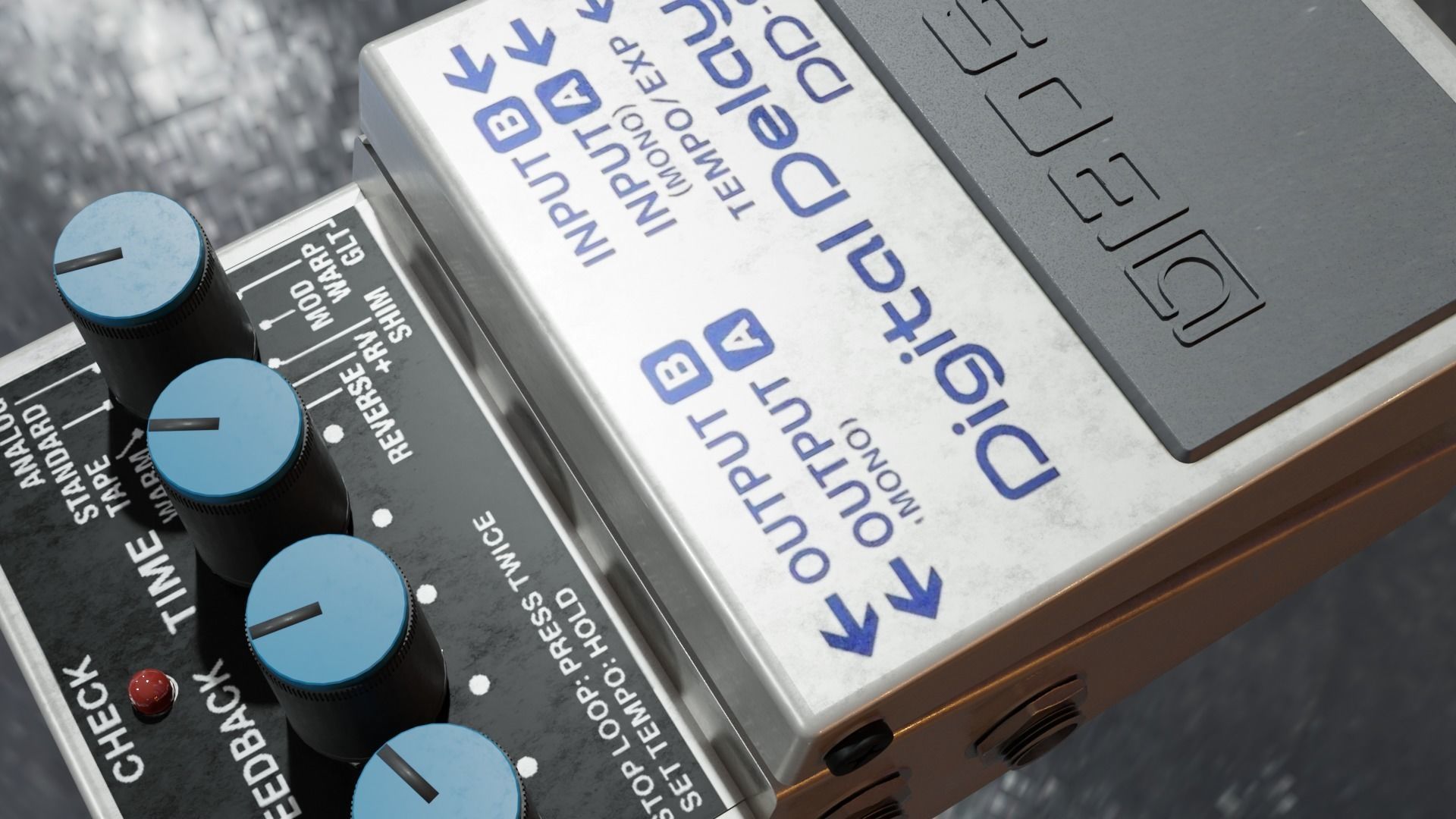 BOSS DD-8 guitar Processor 3D model_3