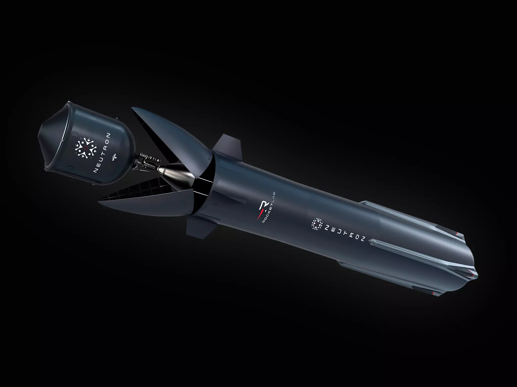 Rocket Lab Neutron rocket  3D model_0