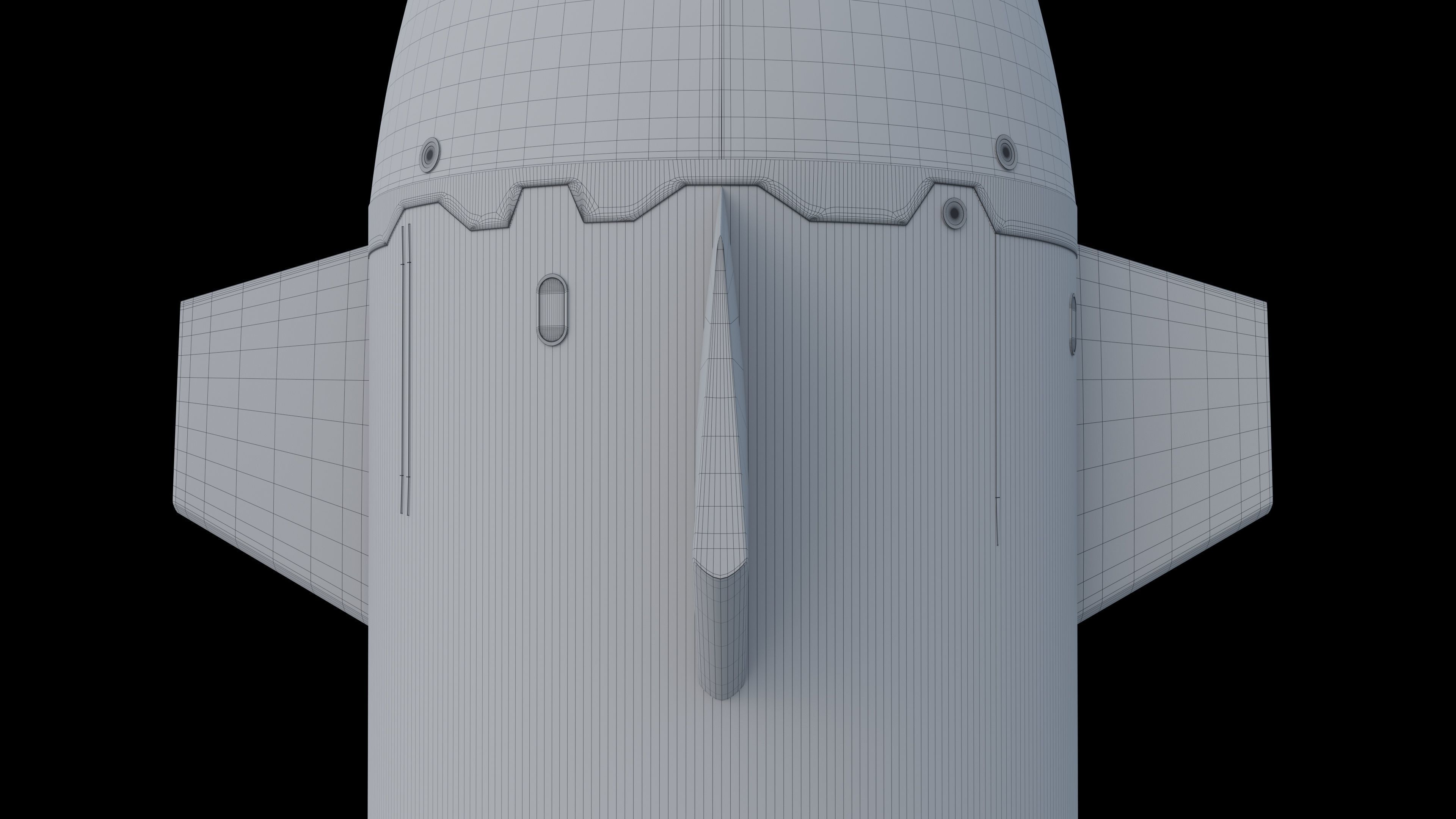 Rocket Lab Neutron rocket  3D model_7