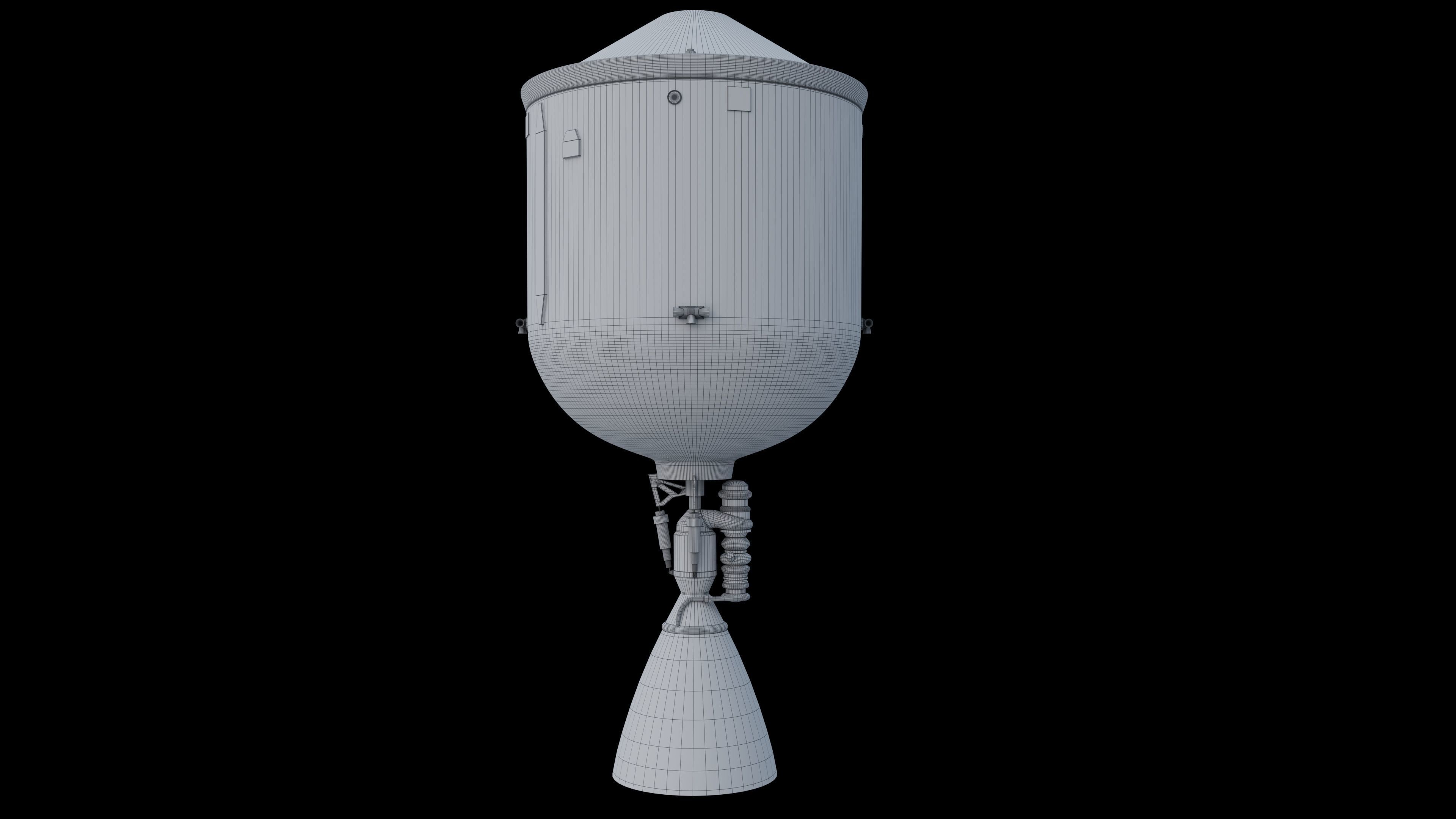 Rocket Lab Neutron rocket  3D model_13