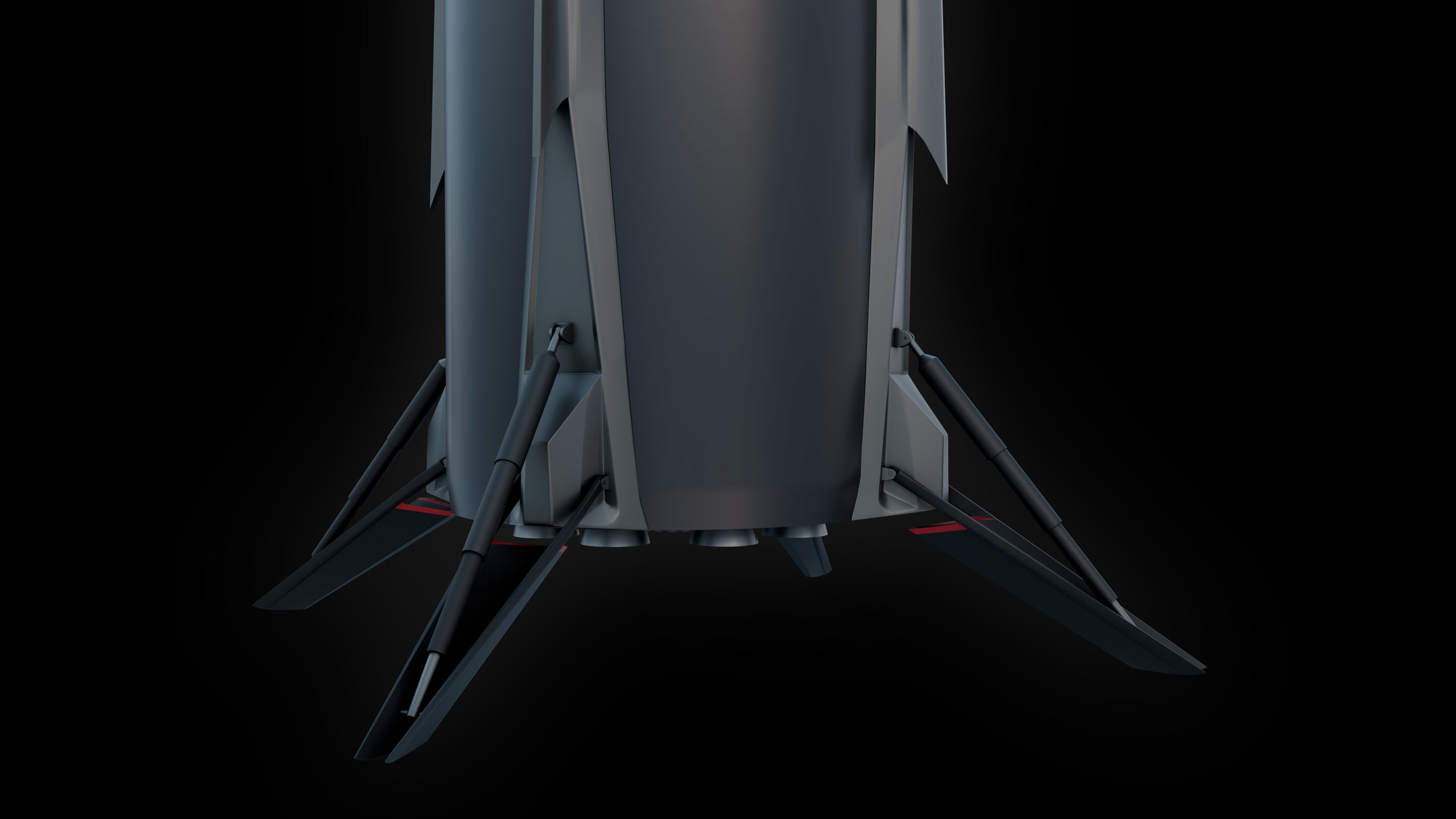 Rocket Lab Neutron rocket  3D model_4