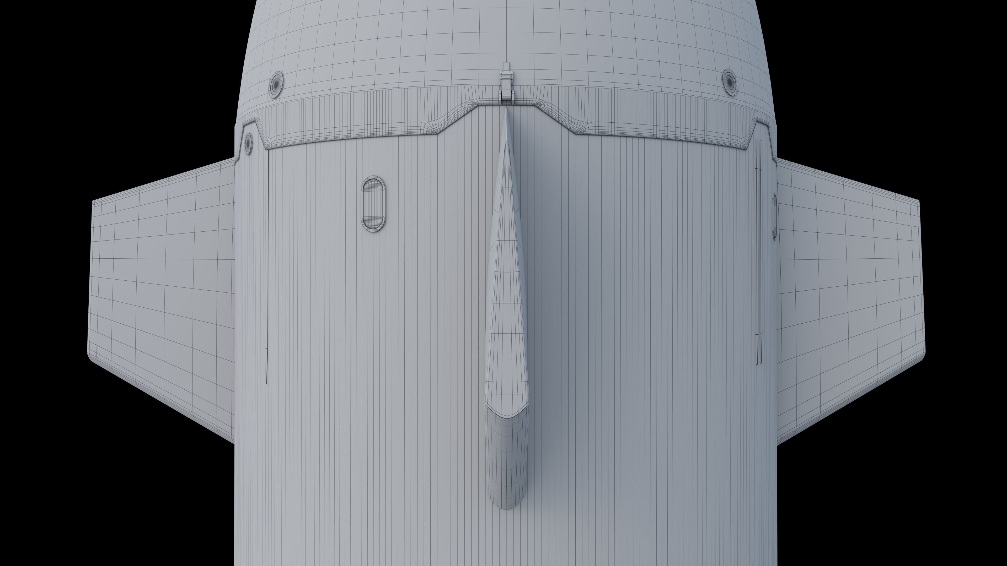 Rocket Lab Neutron rocket  3D model_8