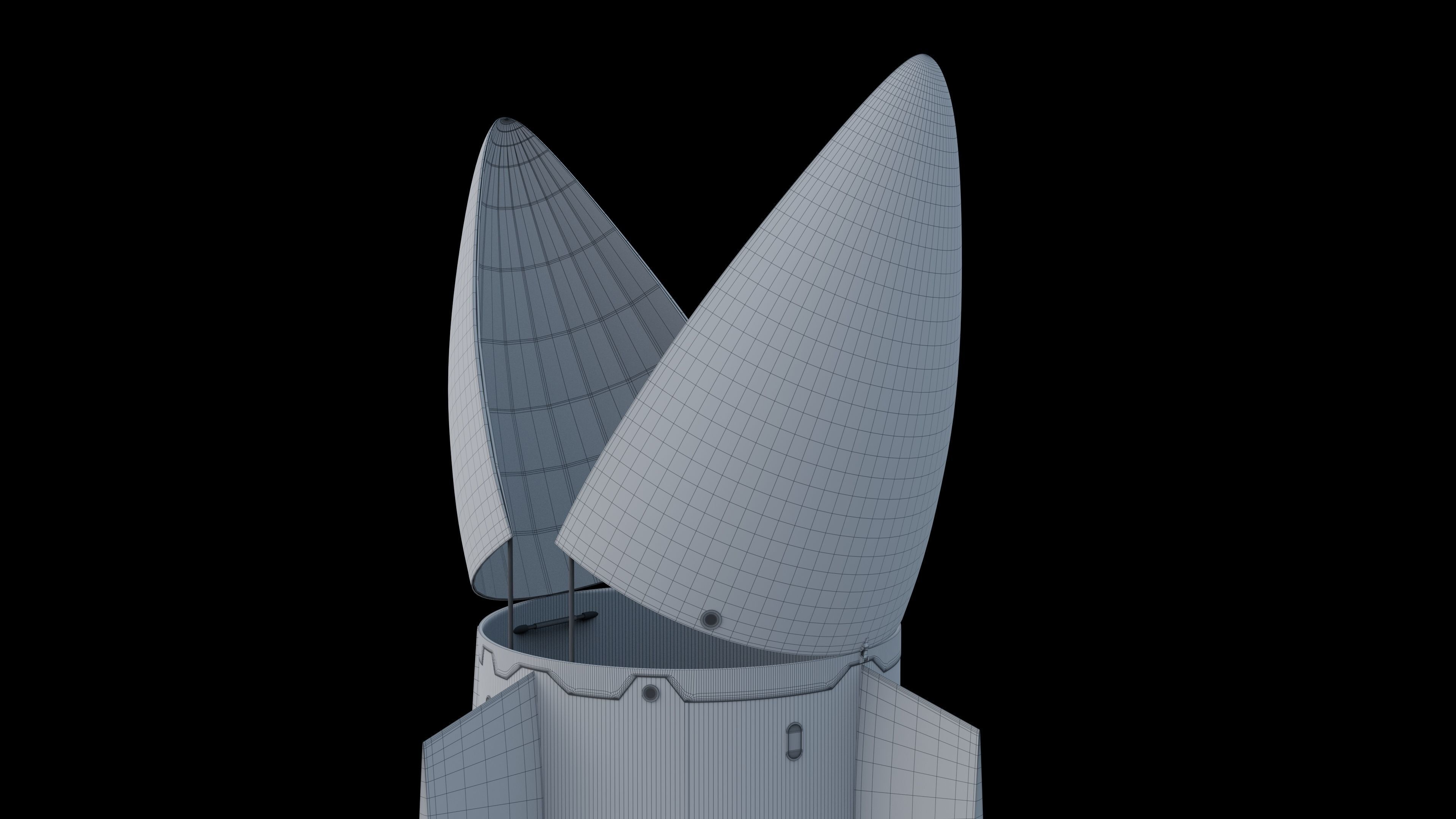 Rocket Lab Neutron rocket  3D model_10