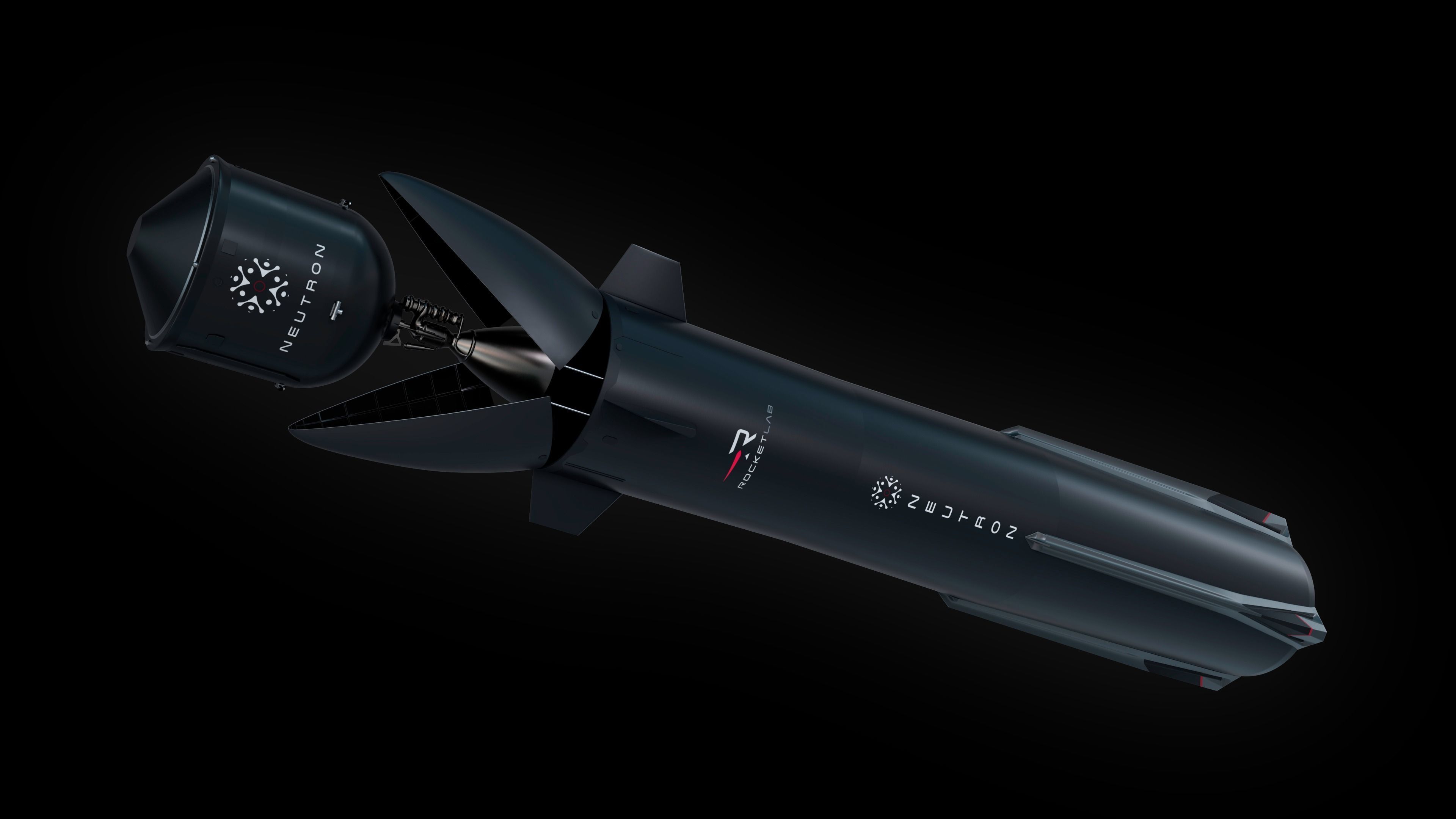 Rocket Lab Neutron rocket  3D model_2