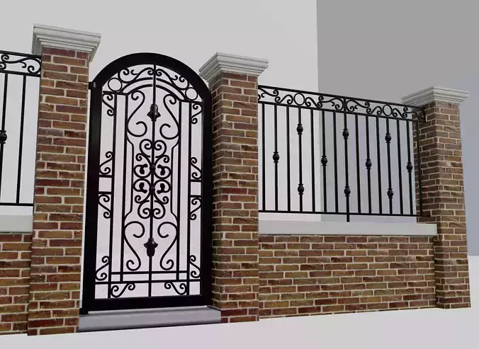 Wrought Iron Fence