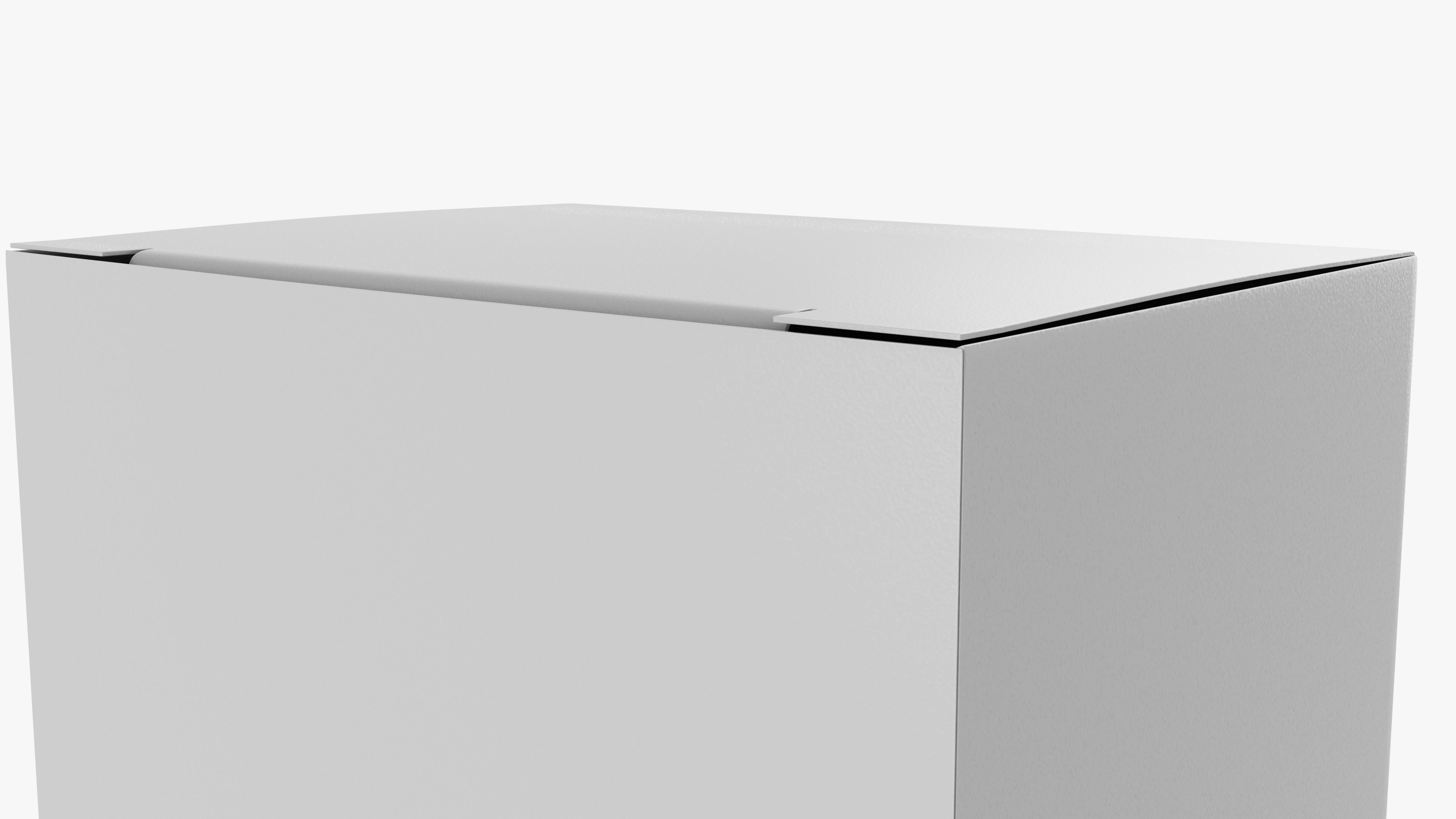 Tube Cream and Cardboard Box 3D model_7