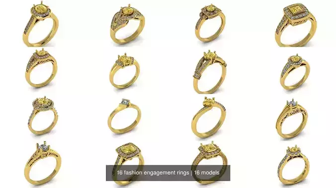 16 fashion engagement rings