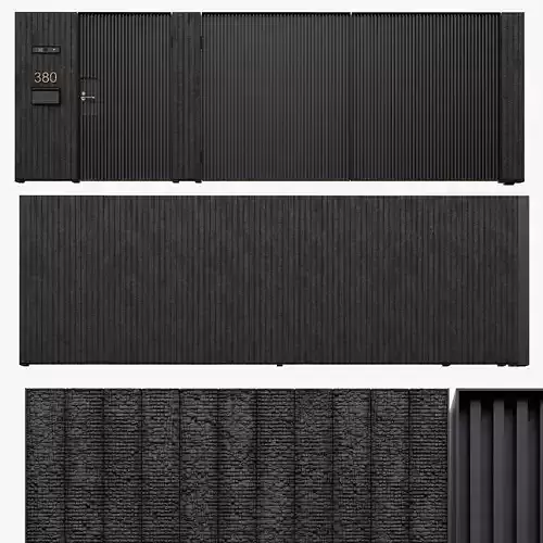 Entrance group with gate