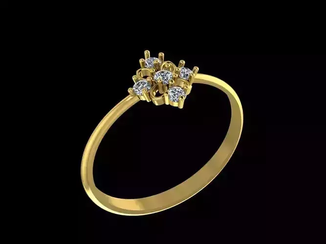 women solitaire ring 6