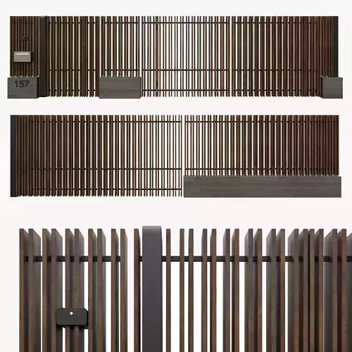 Entrance group with gate