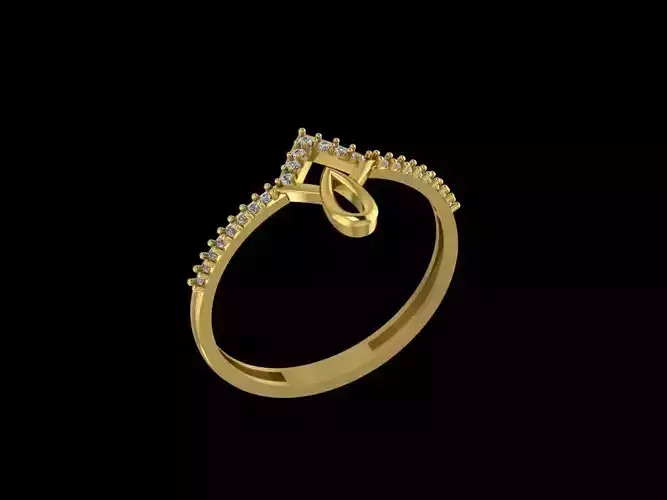 women solitaire ring 8