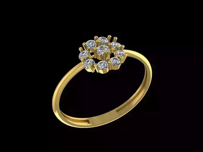 women solitaire ring 9