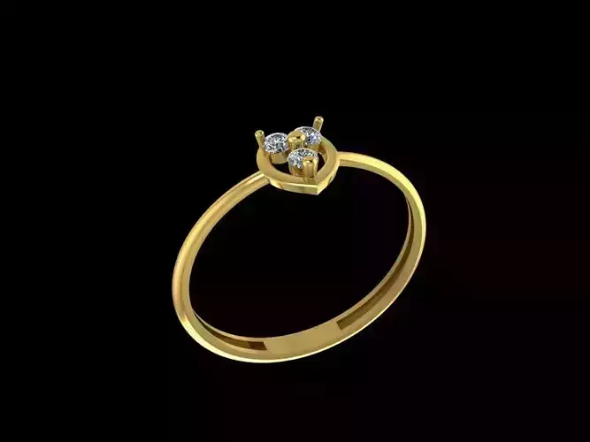women solitaire ring 10