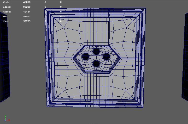 Electric Sockets Set 3D model_7
