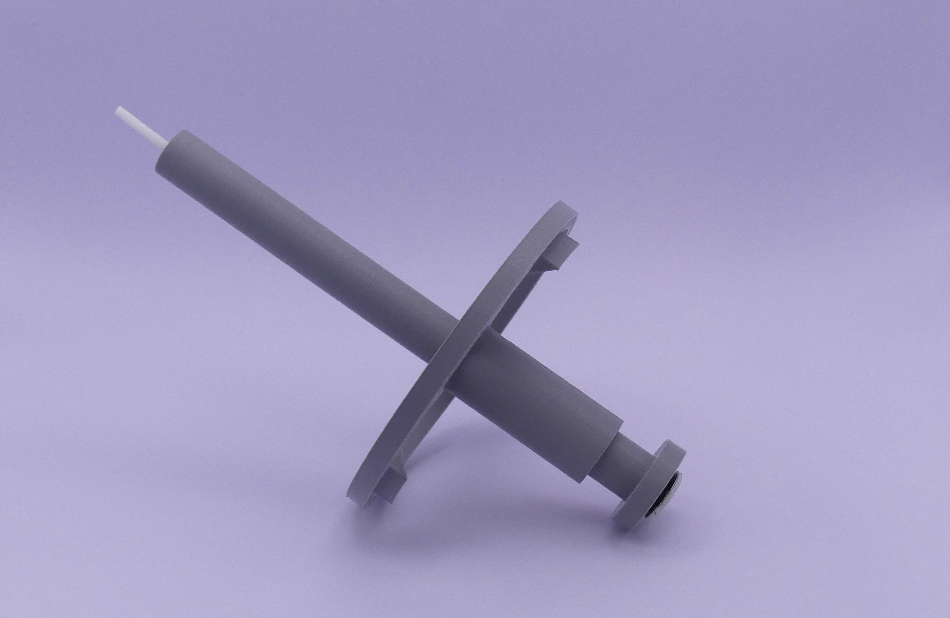 Candle wick centering tool 3D print model_3