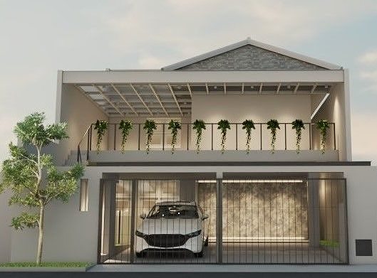 HOUSE EXTERIOR REALISTIC RENDER  3D model
