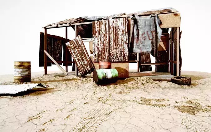 old abandoned workshop