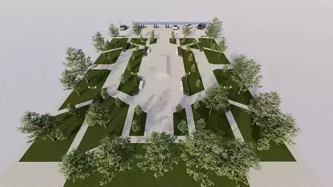 park-public park-Private Park Landscape