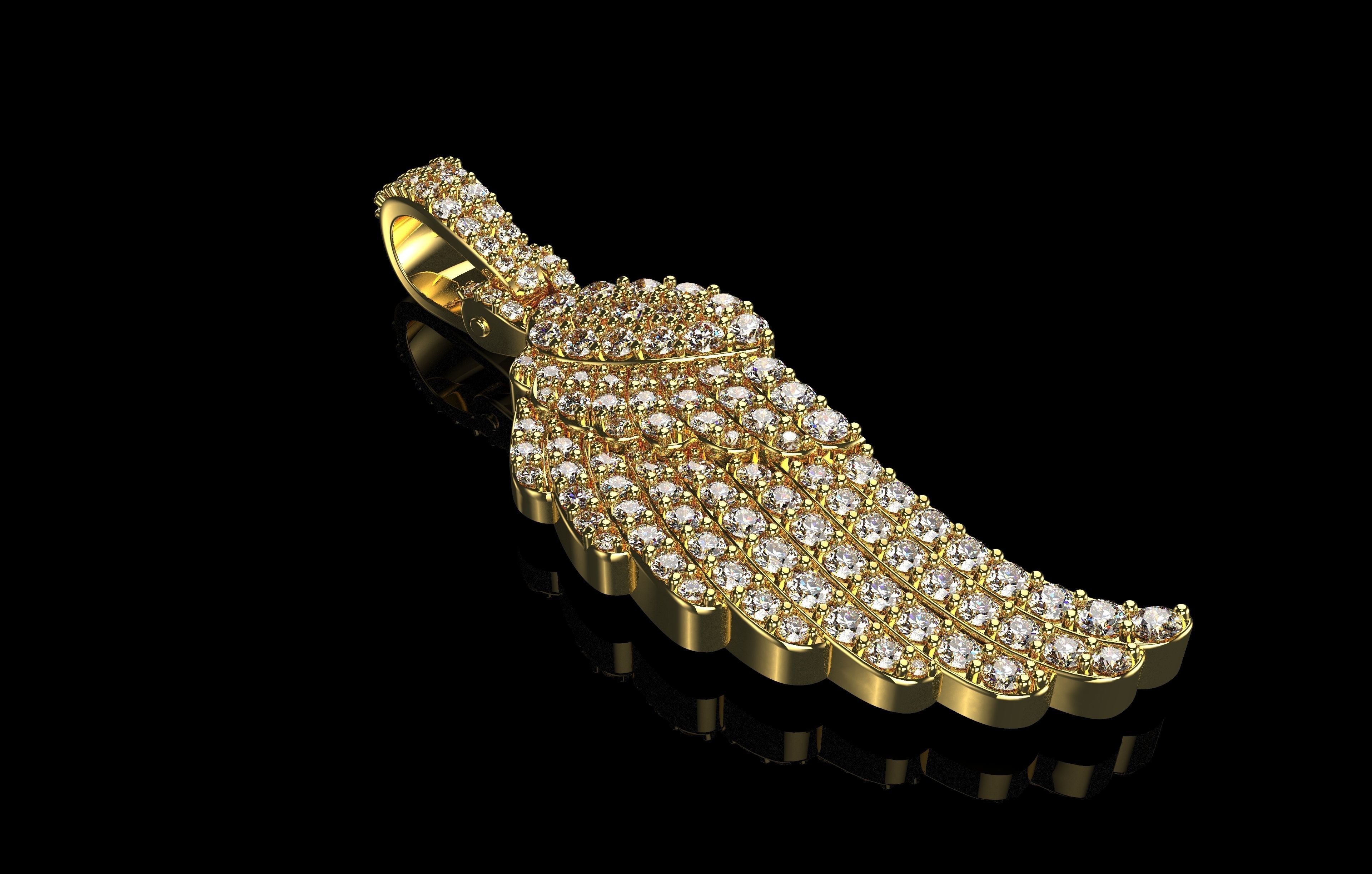 Angel Wings  3D print model_10