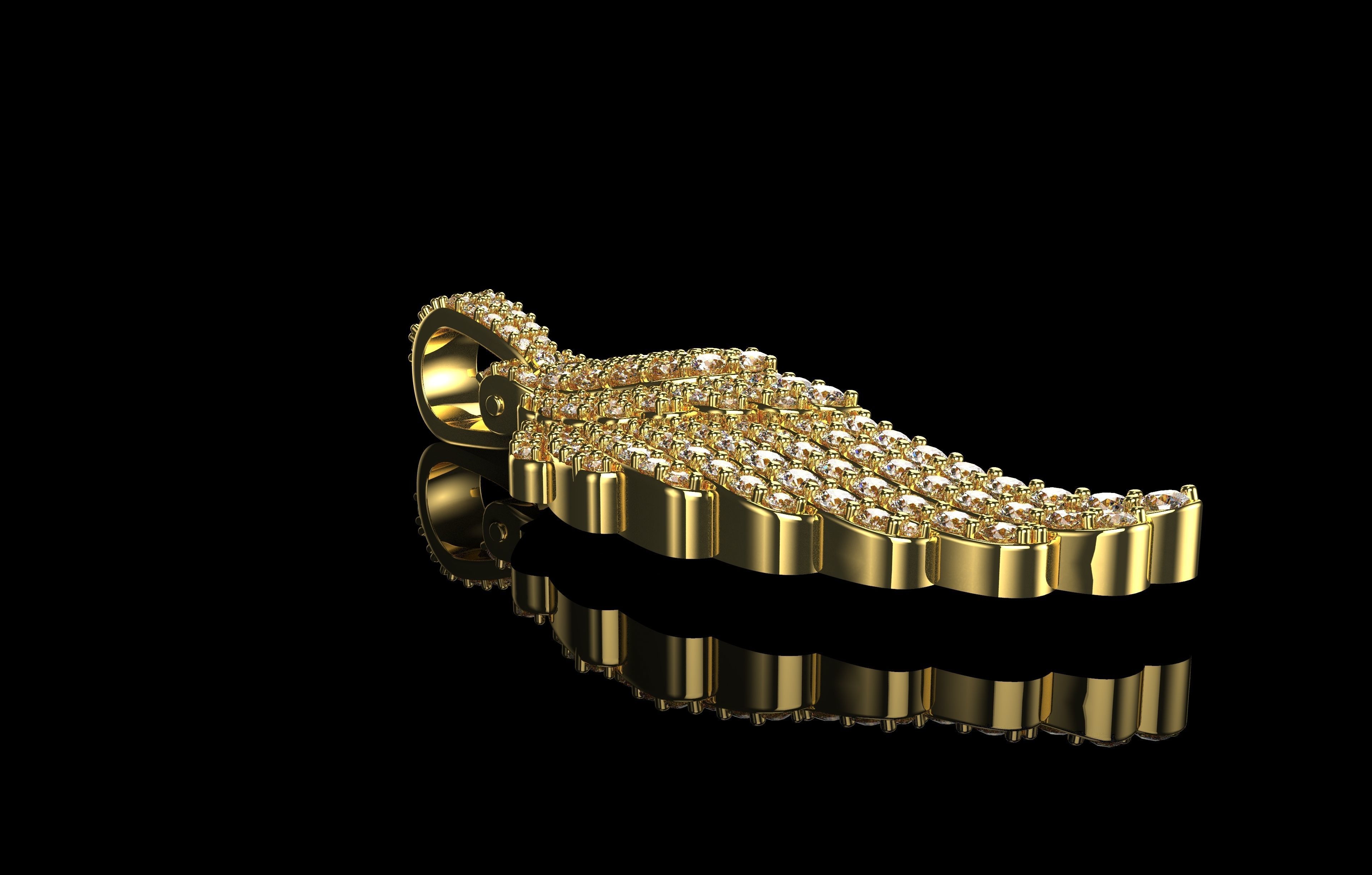 Angel Wings  3D print model_13