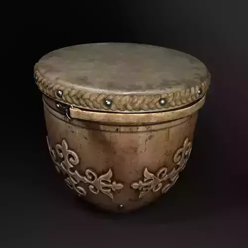 Kazakh Traditional Drum Dauilpaz
