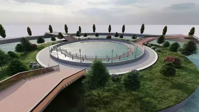 park-public park-Private Park Landscape