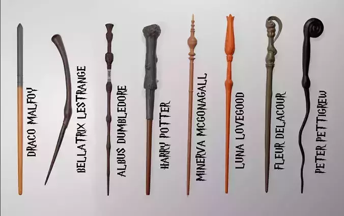 8 Wands from Harry Potter films 