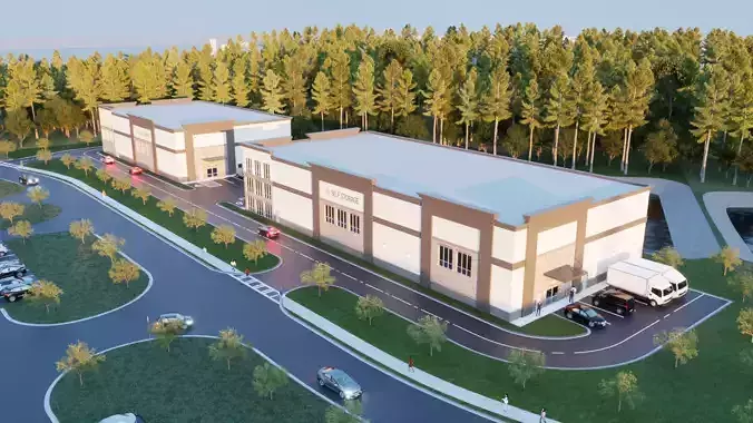 Storage Building-Self Storage Warehouse-Commercial Building