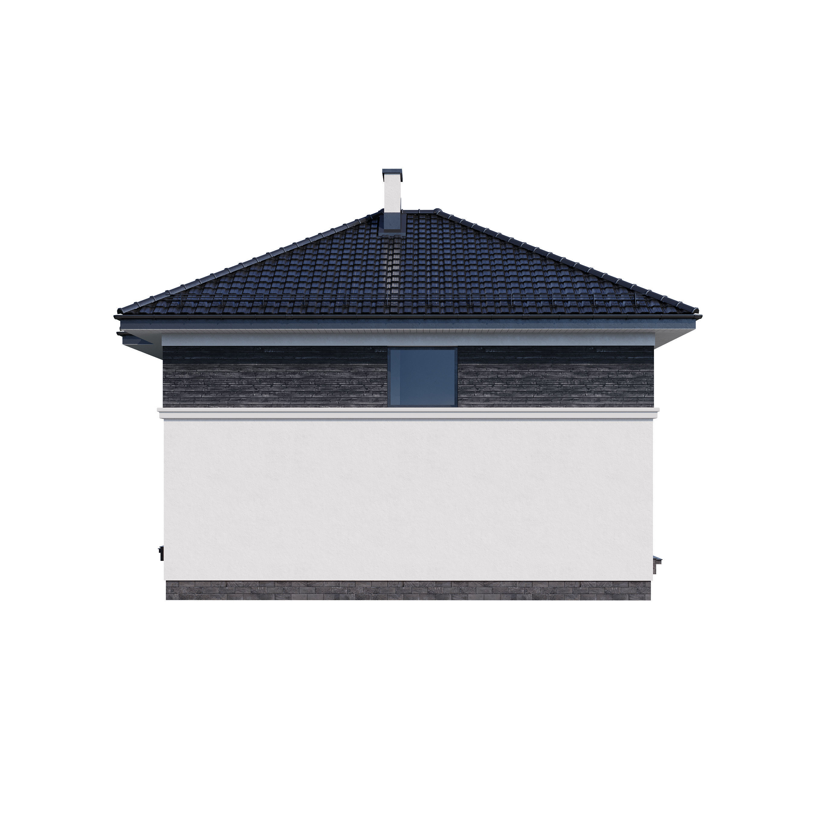 Modern house v80 with Blender file 3D model_21