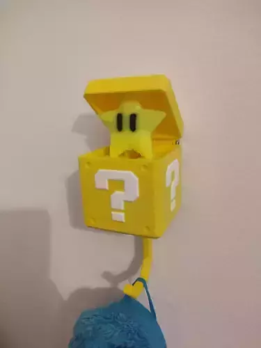 Supermario power-up coat hanger 3D print model