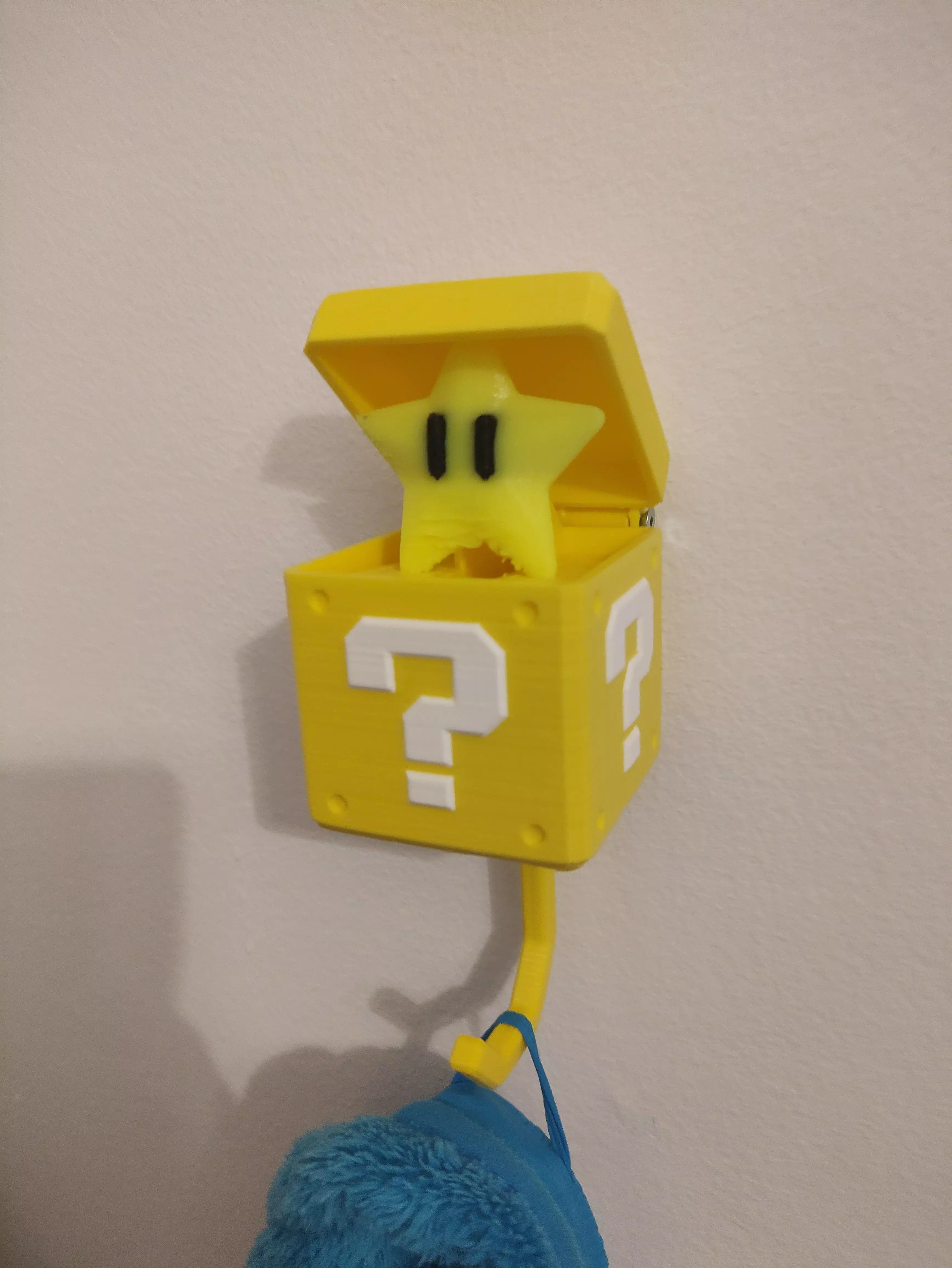 Supermario power-up coat hanger 3D print model_0