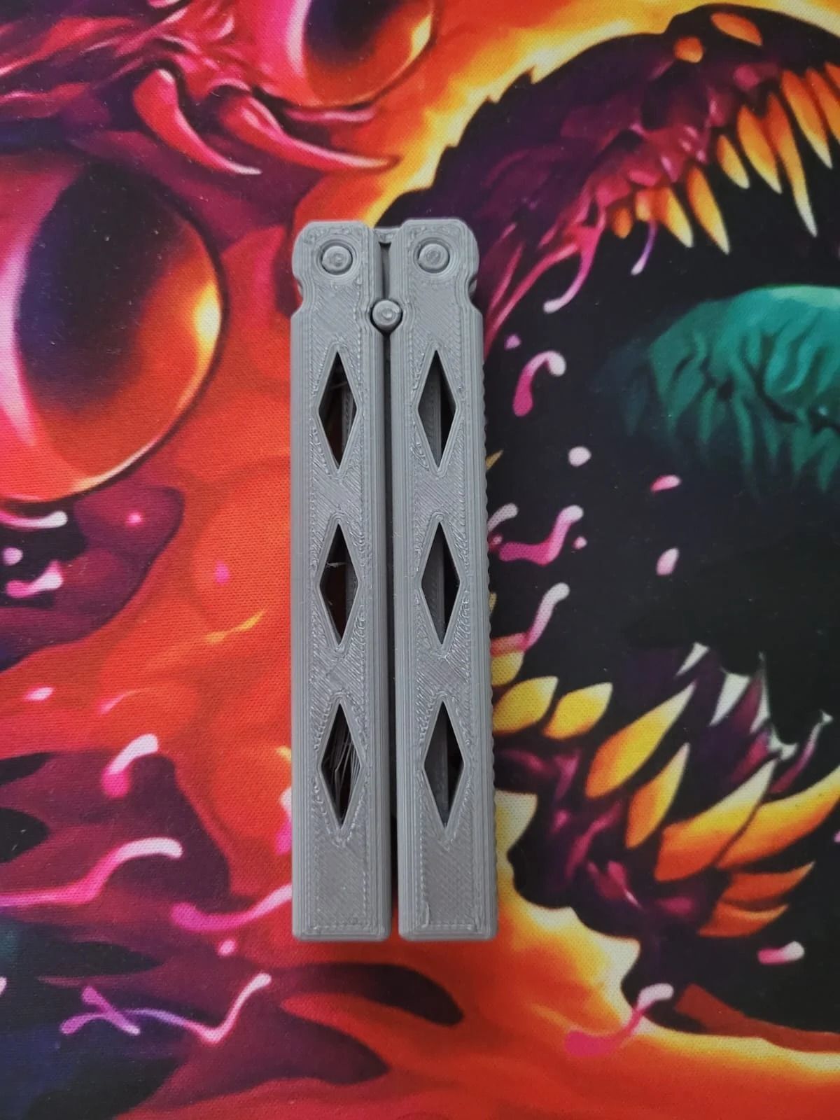 Butterfly Knife 3D print model_7