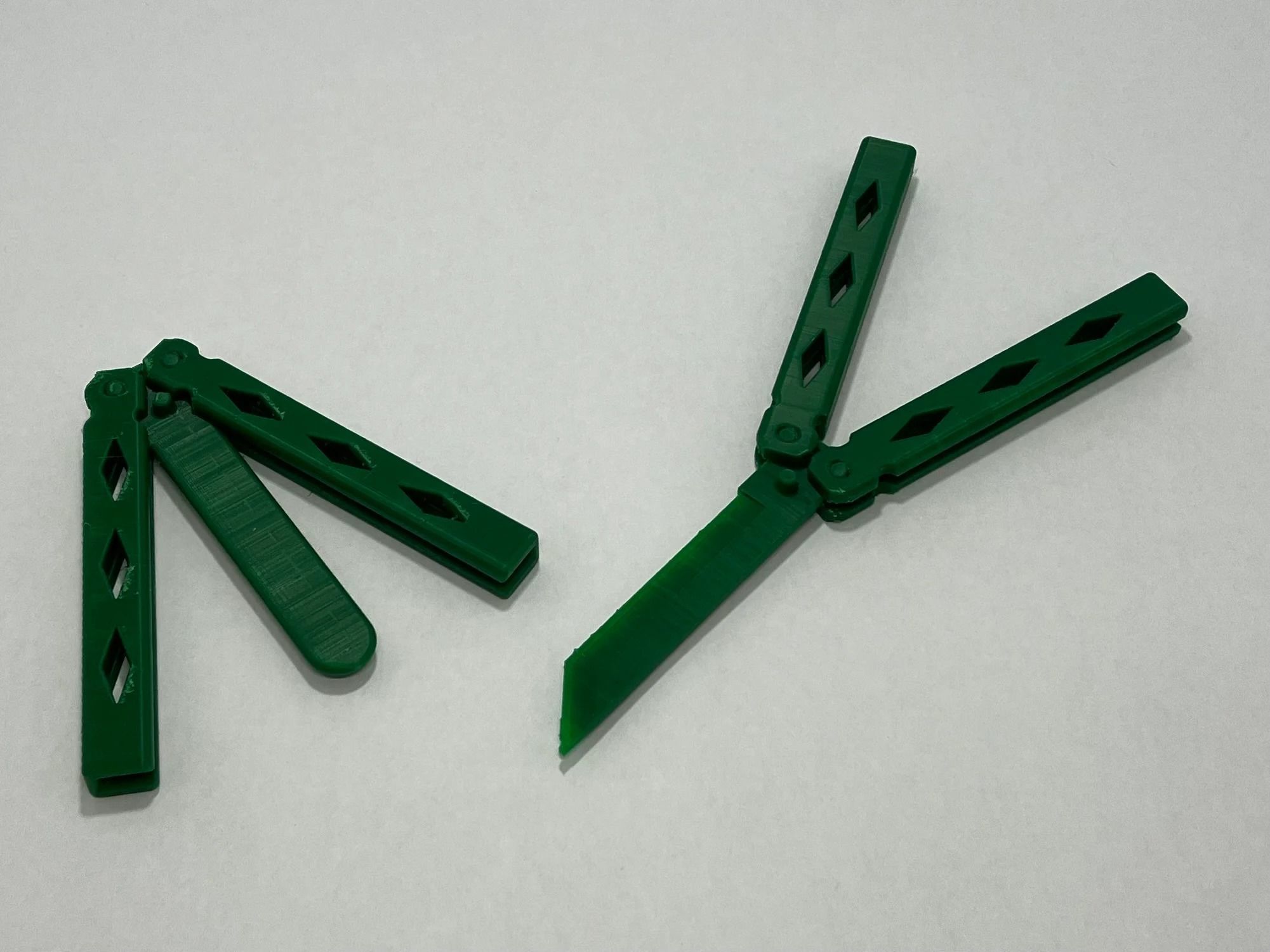 Butterfly Knife 3D print model_4