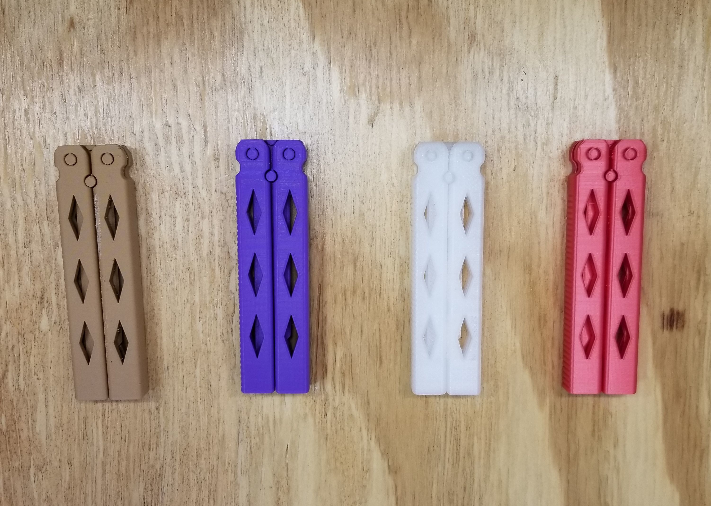 Butterfly Knife 3D print model_2