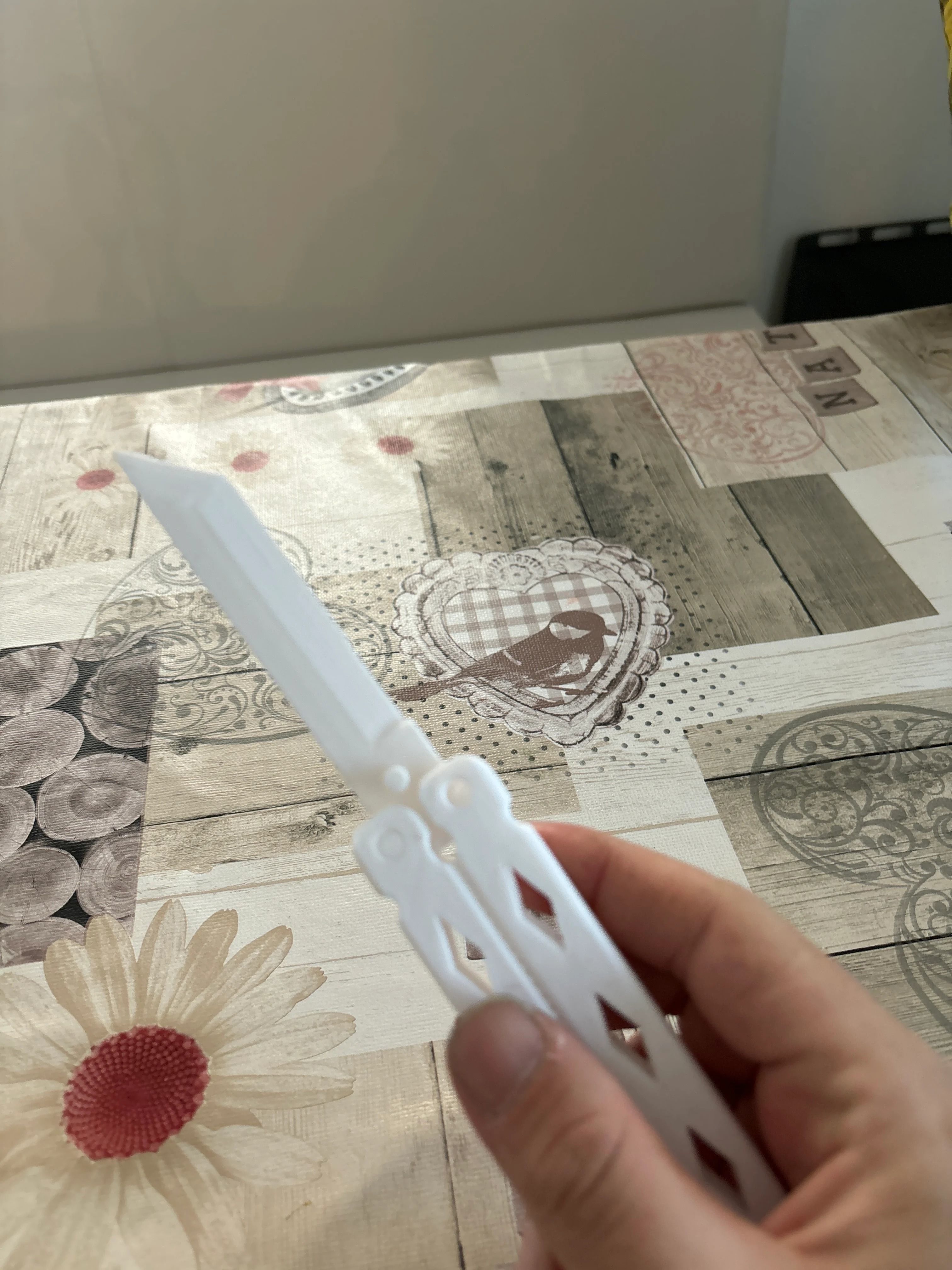 Butterfly Knife 3D print model_11