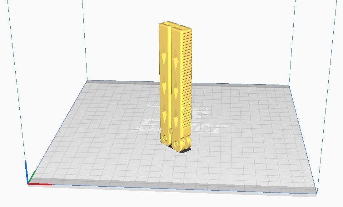 Butterfly Knife 3D print model_15