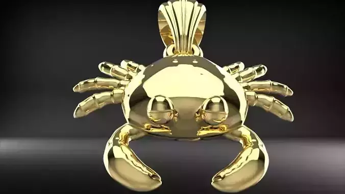 Happy Baby Crab necklace charm bracelet jewelry