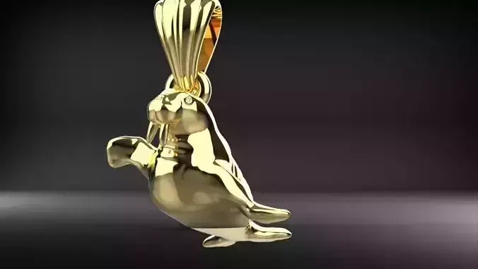 Happy Walrus Pendant Necklace Charm Bracelet Jewelry