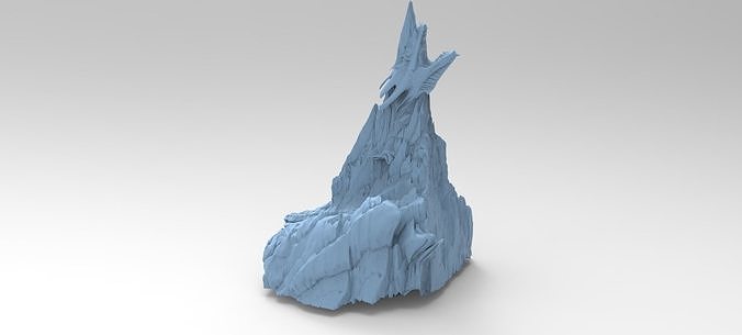 Serpent Eden rock 3D model