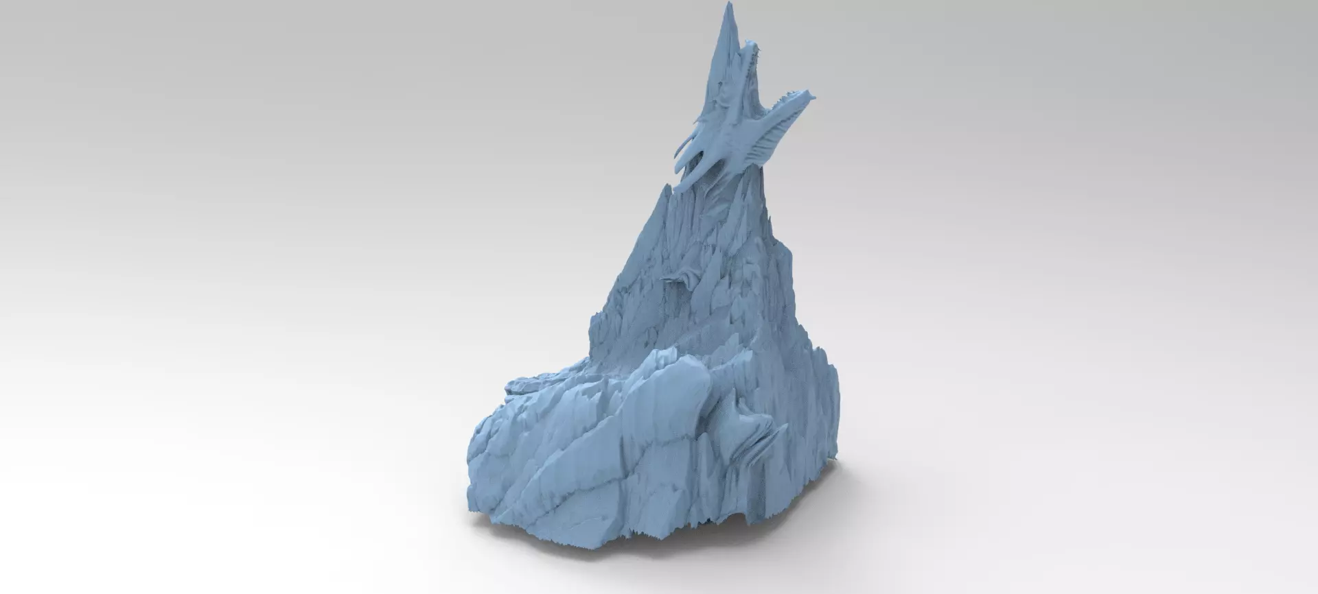 Serpent Eden rock 3D model_0