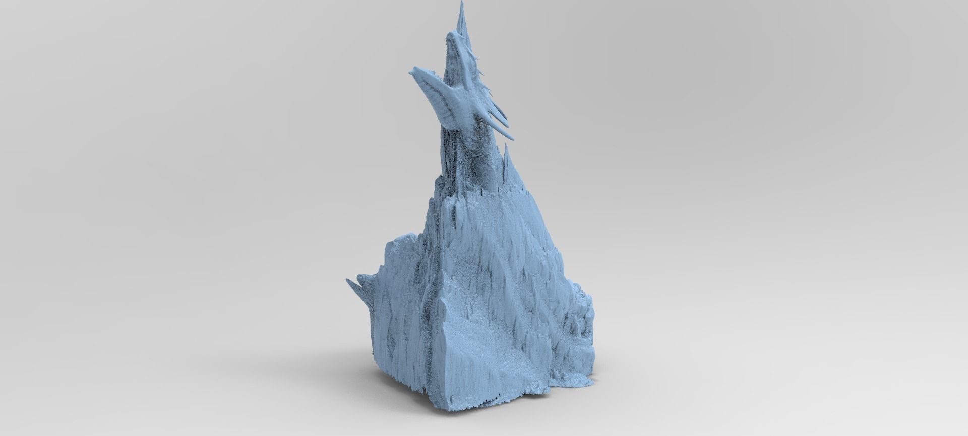 Serpent Eden rock 3D model_1