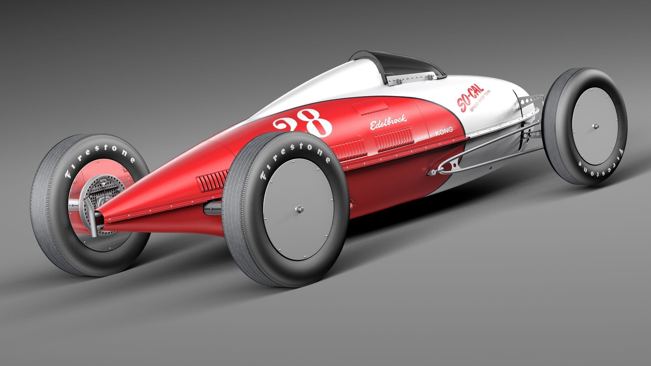 So-Cal Belly 1950 3D model_4