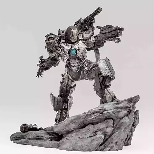 War Machine Figure 3D print model